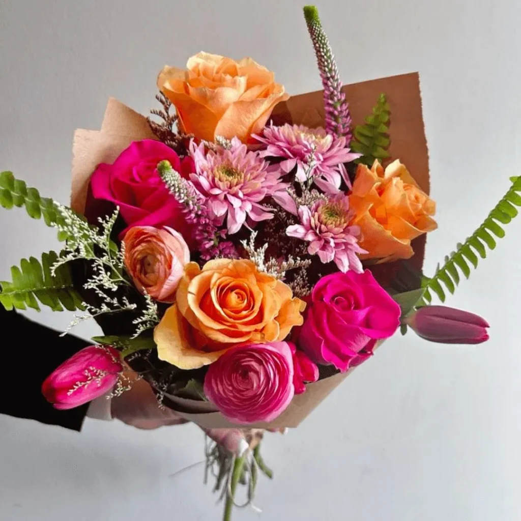 assortment-of-fresh-hand-held-bouquets-valenties-flowers-r-us-winnipeg